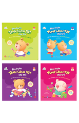 Combo 4 quyển rèn luyện tính cách tốt cho trẻ.