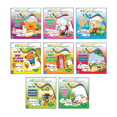 Combo 8 cuốn EQ - IQ Bồi dưỡng tính cách tốt cho trẻ.