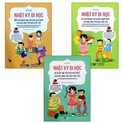 Combo 3 cuốn Nhật Ký Đi Học - 60 Bí Kíp - 60 Thái Độ Học Tập - 60 Thói Quen