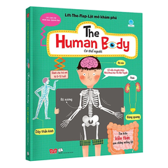 Lift the flap - lật mở khám phá - cơ thể người. Dành cho độ tuổi 5-12 tuổi.