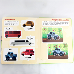 Lift the flap - lật mở khám phá - thế giới ô tô.