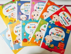 Combo 10 quyển Ehon tương tác lật mở – Kỹ năng an toàn cho bé (song ngữ Việt – Anh)