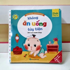 Combo 10 quyển Ehon tương tác lật mở – Kỹ năng an toàn cho bé (song ngữ Việt – Anh)