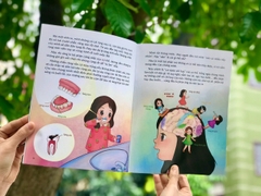 Combo 4 quyển giáo dục giới tính và nhân cách dành cho bé gái từ 5 đến 9 tuổi.