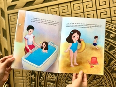 Combo 4 quyển giáo dục giới tính và nhân cách dành cho bé gái từ 5 đến 9 tuổi.