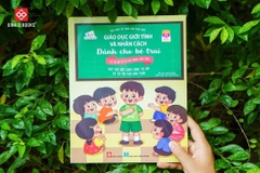 Combo 4 quyển giáo dục giới tính và nhân cách dành cho bé trai  từ 5 đến 12 tuổi