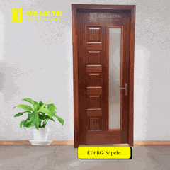 Cửa gỗ HDF Veneer 6BG -Sapele