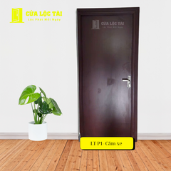 Cửa gỗ MDF Veneer P1- Căm xe