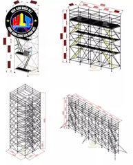 Giàn Giáo Truss Hợp Kim Nhôm Ngang 2000mm x 2600mm