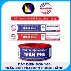 Dây Điện Đơn 1x10 Trần Phú Trafuco Chính Hãng