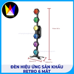 Đèn Hiệu Ứng LED Pixel Retro 6 Mắt