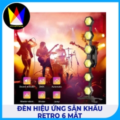 Đèn Hiệu Ứng LED Pixel Retro 6 Mắt