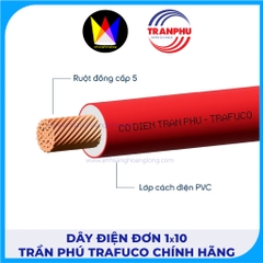 Dây Điện Đơn 1x10 Trần Phú Trafuco Chính Hãng