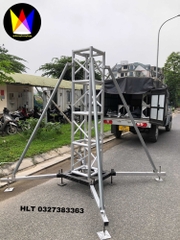 Bộ Chân Đế Bắt Truss Nhôm Tiếp Diện 400x400