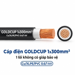 Cáp Điện GOLDCUP 1x300mm² Không Giáp Cu/XLPE/PVC 0,6/1kV