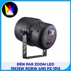 Đèn Par Zoom LED 19x15W RGBW 4in1 PZ-1915 M Lighting