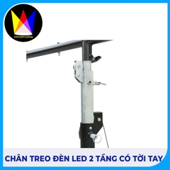 Chân Treo Đèn 2 Tầng Có Tời Tay