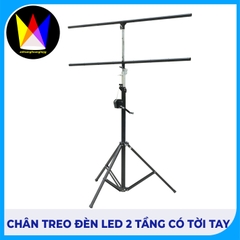 Chân Treo Đèn 2 Tầng Có Tời Tay