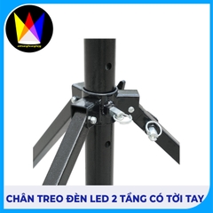 Chân Treo Đèn 2 Tầng Có Tời Tay