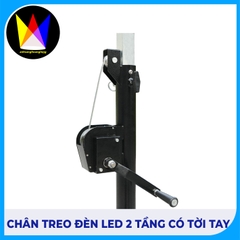 Chân Treo Đèn 2 Tầng Có Tời Tay