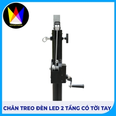 Chân Treo Đèn 2 Tầng Có Tời Tay
