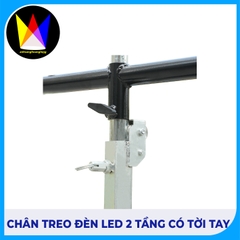 Chân Treo Đèn 2 Tầng Có Tời Tay