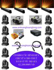 Combo cấu hình đèn chuyên đi làm đám cưới 61.200.000VND