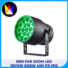 Đèn Par Zoom LED 19x15W RGBW 4in1 PZ-1915 M Lighting