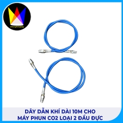 Dây Dẫn Khí Dài 10m Cho Máy Phun Co2 Loại 2 Đầu Đực