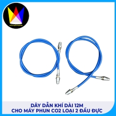 Dây Dẫn Khí Dài 12m Cho Máy Phun Co2 Loại 2 Đầu Đực