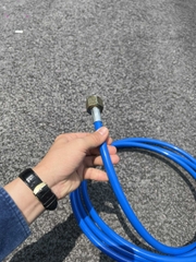 Dây Dẫn Khí Dài 12m Loại Một Đầu Vào Bình Khí Co2 Da Đầu Nối Nhanh Vào Máy Co2