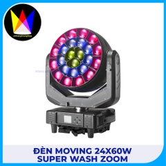 Đèn Moving 24x60W Super WASH Zoom