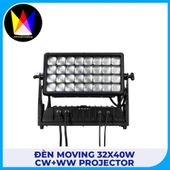 Đèn Moving 32x40W CW+WW Projector