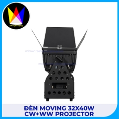 Đèn Moving 32x40W CW+WW Projector