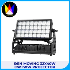 Đèn Moving 32x40W CW+WW Projector
