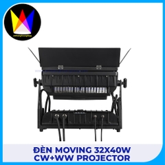 Đèn Moving 32x40W CW+WW Projector