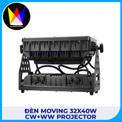 Đèn Moving 32x40W CW+WW Projector