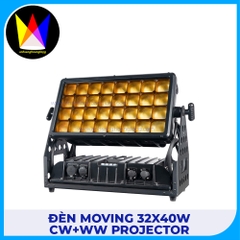 Đèn Moving 32x40W CW+WW Projector