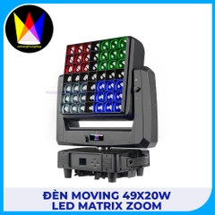 Đèn Moving 49x20W LED Matrix Zoom
