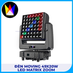 Đèn Moving 49x20W LED Matrix Zoom