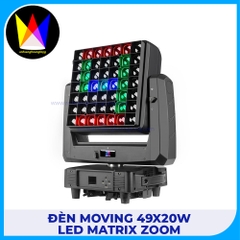 Đèn Moving 49x20W LED Matrix Zoom