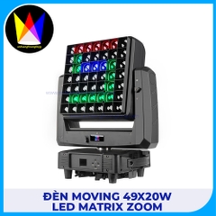 Đèn Moving 49x20W LED Matrix Zoom