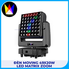 Đèn Moving 49x20W LED Matrix Zoom