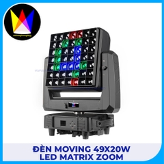 Đèn Moving 49x20W LED Matrix Zoom