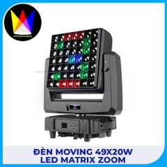 Đèn Moving 49x20W LED Matrix Zoom