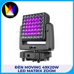 Đèn Moving 49x20W LED Matrix Zoom