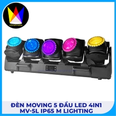 Đèn Moving 5 Đầu LED 4in1 MV-5L IP65 M Lighting