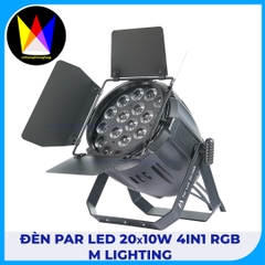 Đèn LED Sân Khấu Tạo Hiệu Ứng Màu 20x10W RGBW 4in1 | M Lighting
