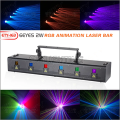 ETY-163 6PCSX2W RGB ANIMATION LASER BAR