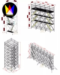 Giàn Giáo Truss Hợp Kim Nhôm Ngang 2600mm x 3400mm